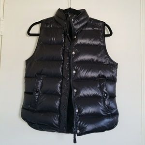 J. Crew shiny puffer down vest
